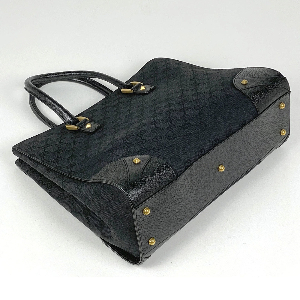 Gucci GG canvas handbag black tote bag